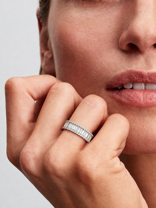 Baguette Eternity Band Ring