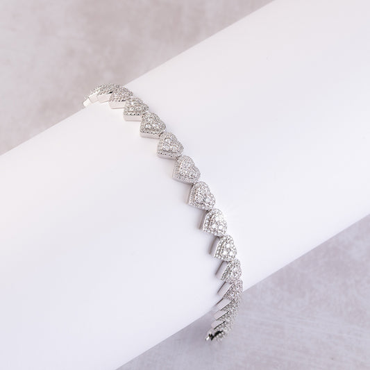 Eternity Heart Bracelet
