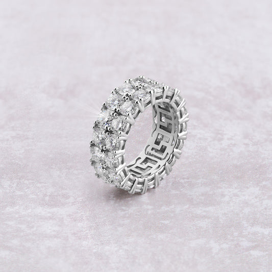 Double Row Statement Ring