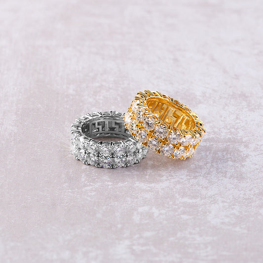 Double Row Statement Ring