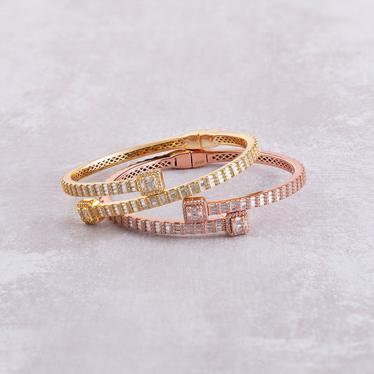 Baguette Bangle Bracelet