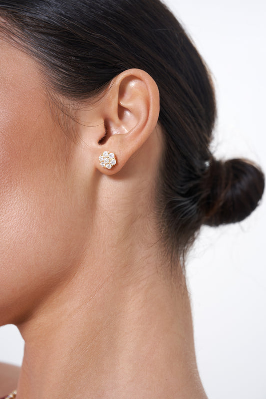 Blossom Cluster Stud Earrings