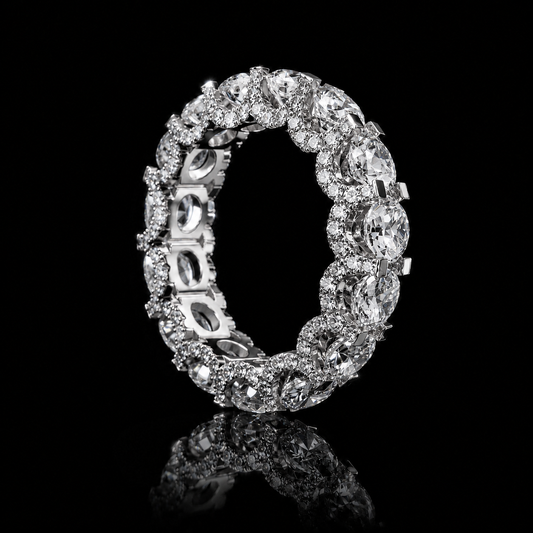 Grand Halo Eternity Ring